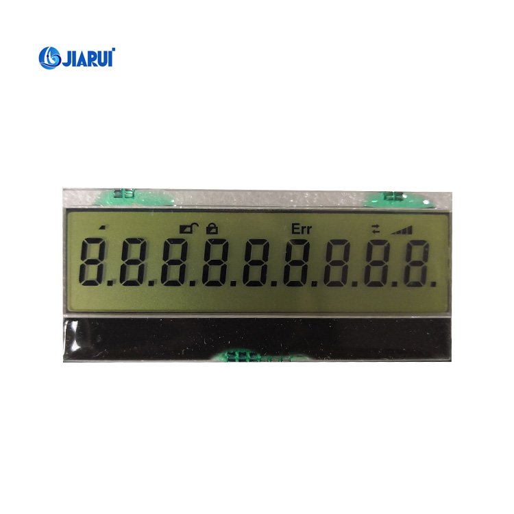 Custom chip on glass lcd screem for gas meter